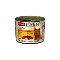 ANIMONDA Carny Senior Cat wołowina, kurczak z serem 200g